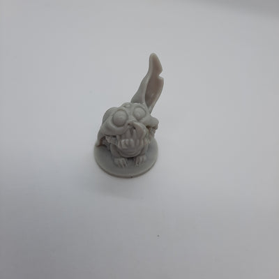 Figurine miniature - Lapereaux-garous (2 figurines) - DnD - Gris/Non peint
