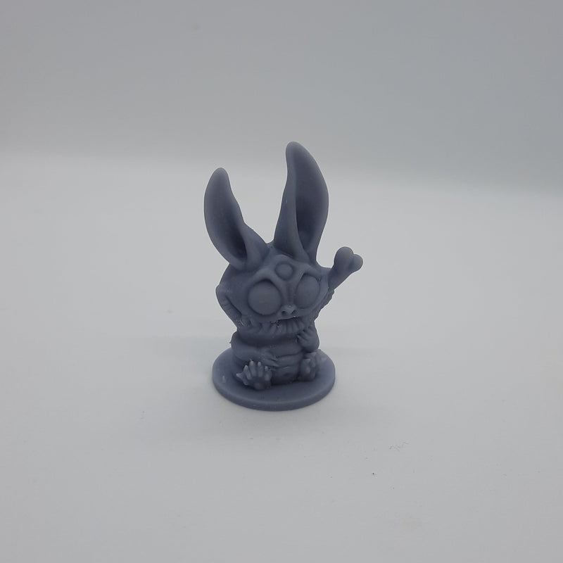 Figurine miniature - Lapereaux-garous (2 figurines) - DnD - Gris/Non peint