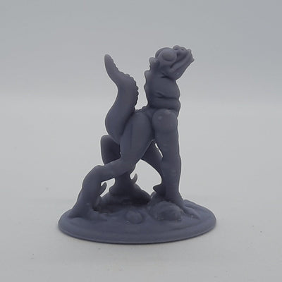 Figurine miniature - Lézards sapiens - DnD - Gris/Non peint