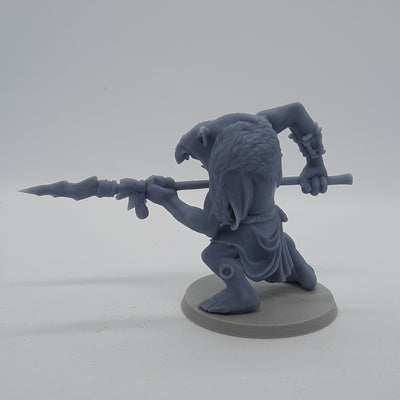 Figurine miniature - Troll (3 modèles différents) - DnD - gris/non peint