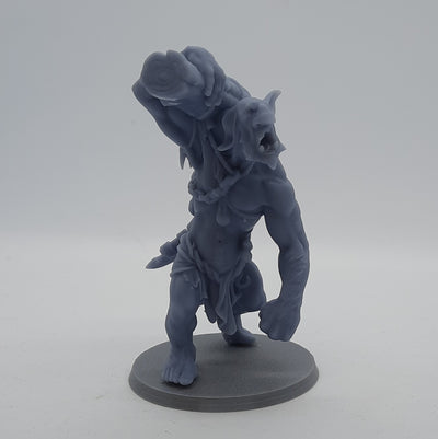 Figurine miniature - Troll (3 modèles différents) - DnD - gris/non peint