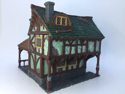Décors miniature - Atelier du forgeron (2 choix de toiture) - DnD - Pathfinder - Non peint