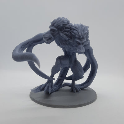 Figurine miniature - Démogorgon - DnD - Gris/Non peint