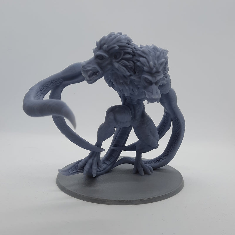 Figurine miniature - Démogorgon - DnD - Gris/Non peint