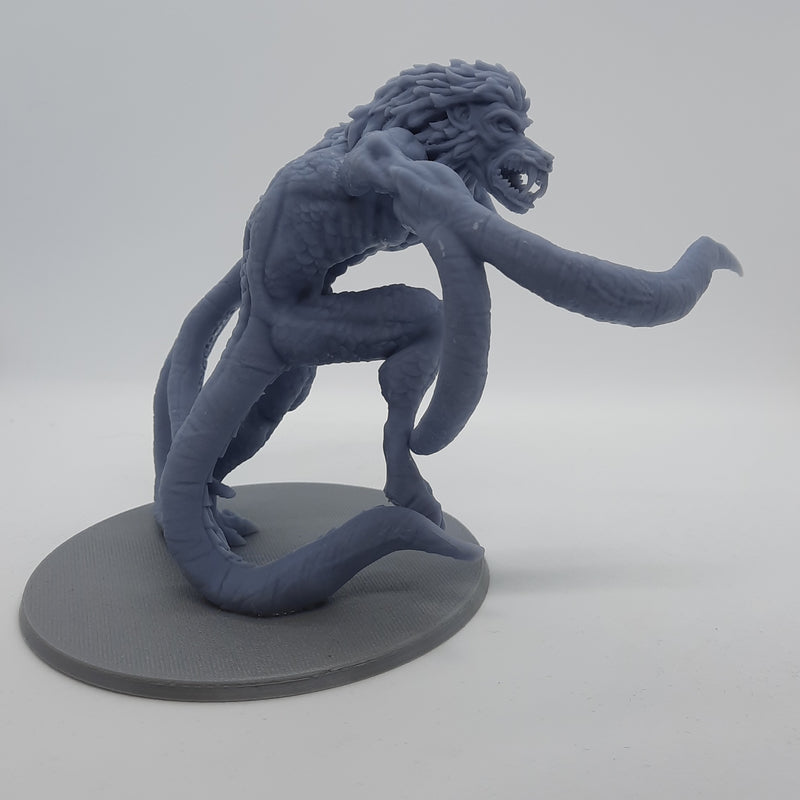 Figurine miniature - Démogorgon - DnD - Gris/Non peint