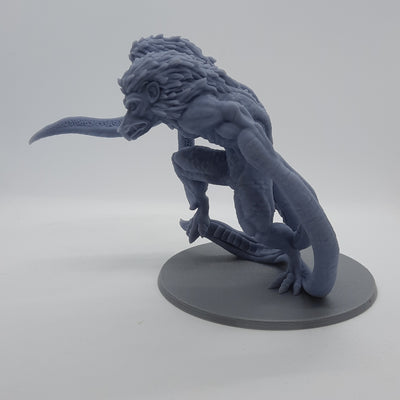 Figurine miniature - Démogorgon - DnD - Gris/Non peint