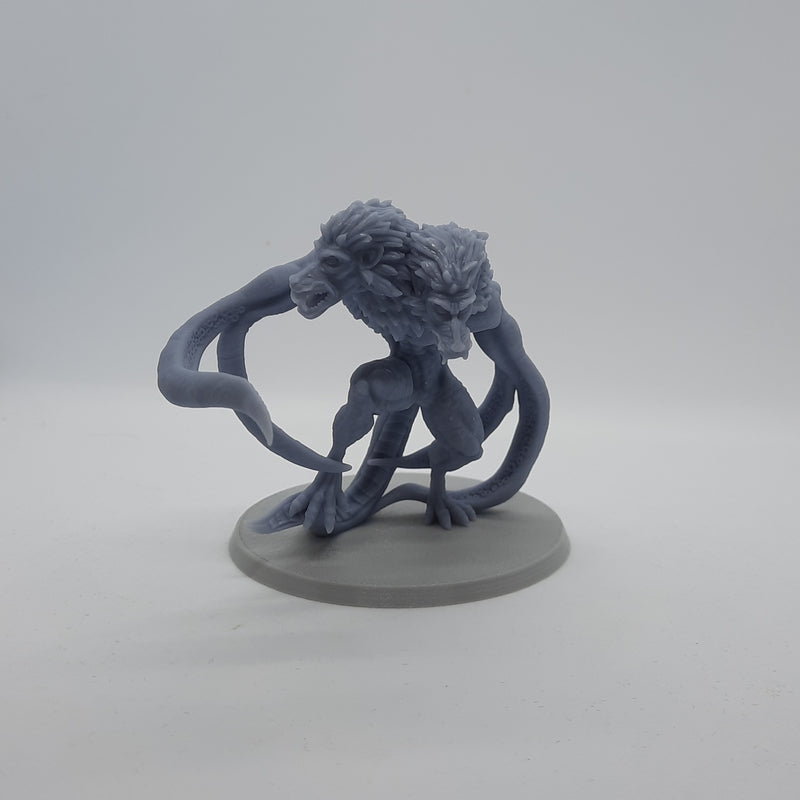 Figurine miniature - Démogorgon - DnD - Gris/Non peint