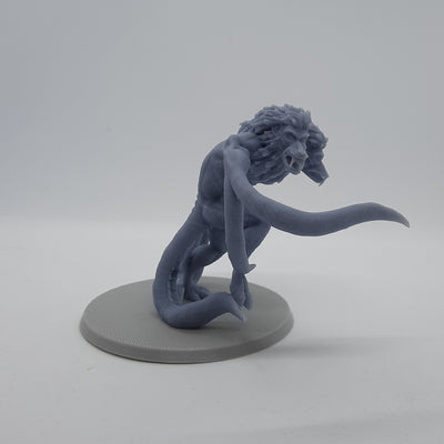 Figurine miniature - Démogorgon - DnD - Gris/Non peint