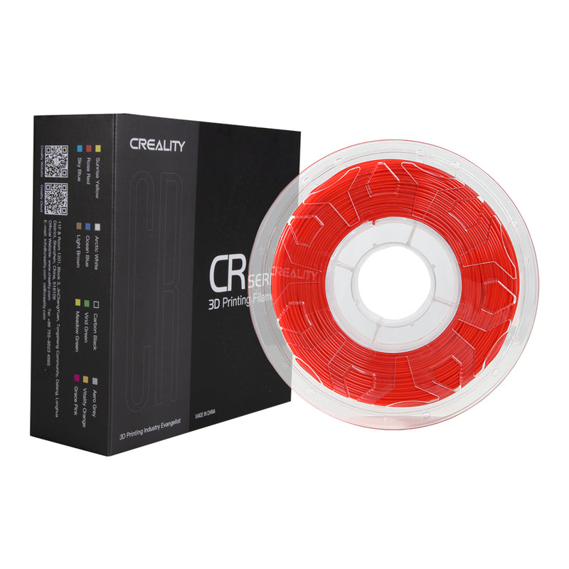 CREALITY CR-PLA Series PLA filament for 3D printer, tolerance +/- 0.02 mm, 1.0 kg, 1.75 mm RED