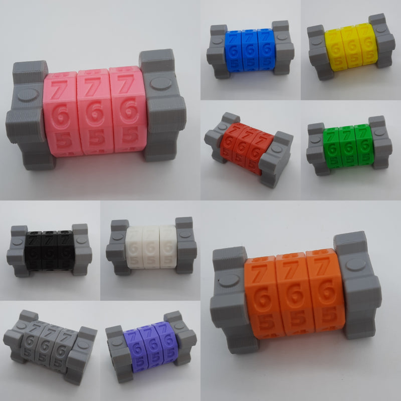 Accessoires de jeux - Compteur de points 3 anneaux (Magic the Gathering - JDR - Gloomhaven - Jeux de sociétés)