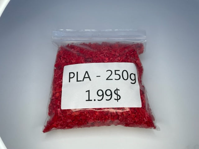 Impression 3D - Granules de PLA recyclé