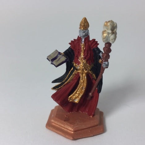 Figurine miniature - Liche (Lich) - DnD - Gris/Non peint