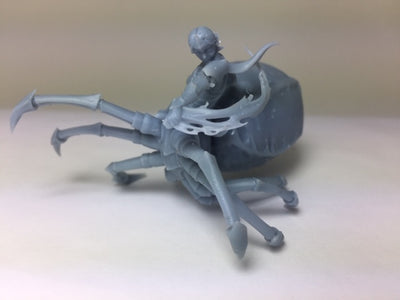 Figurine miniature - Drider - DnD - Gris/Non peint