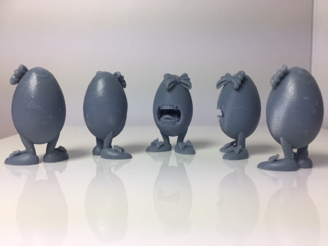 Easter egg - Grey/Unpainted