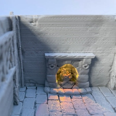 Small House (3 roof options) - Grey/Unpainted