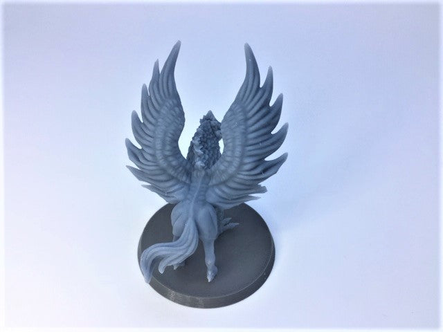 Figurine miniature - Griffon Royal - DnD - Gris/Non peint