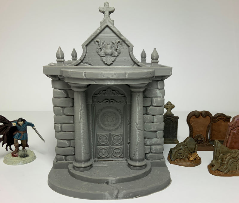 Décors miniature - Mausolée - DnD - Fate of the Norns - Gris/Non peint