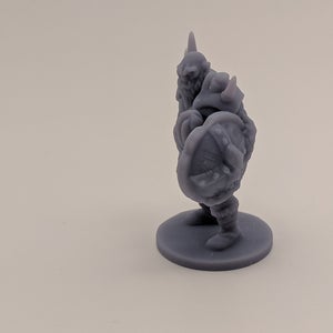 Orc with club - Gray/unpainted