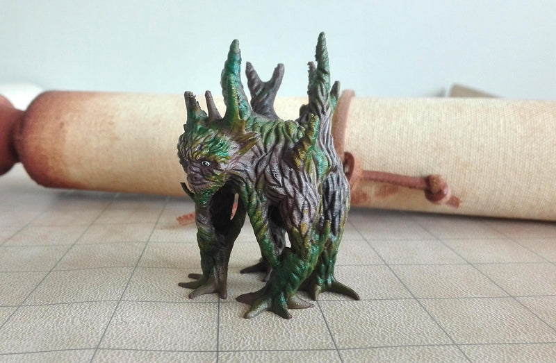 Miniature Figurine - Forest Spirit - DnD - Gray/Unpainted