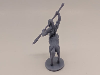 Figurine miniature - Centaure (Centaur) - DnD - Gris/non peint