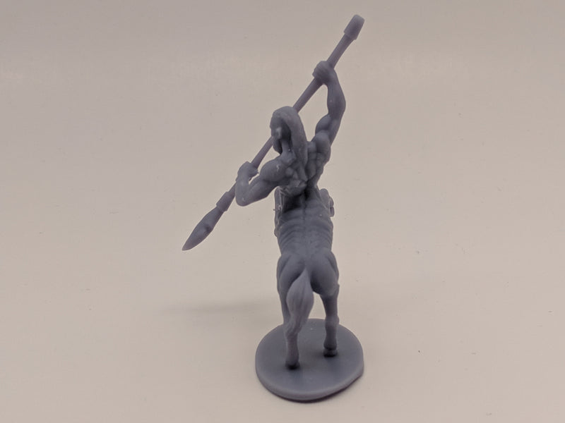 Figurine miniature - Centaure (Centaur) - DnD - Gris/non peint