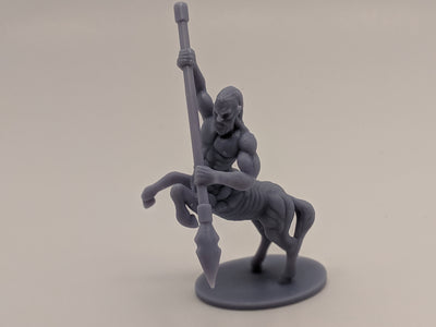 Figurine miniature - Centaure (Centaur) - DnD - Gris/non peint