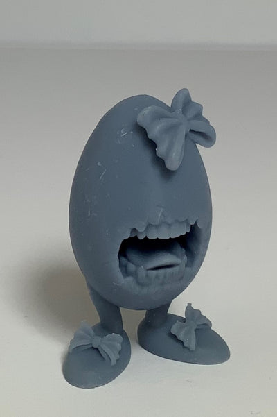 Easter egg - Grey/Unpainted