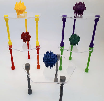 Miniatures stand for board games/role playing games - Compatible with Twilight Imperium 4th edition